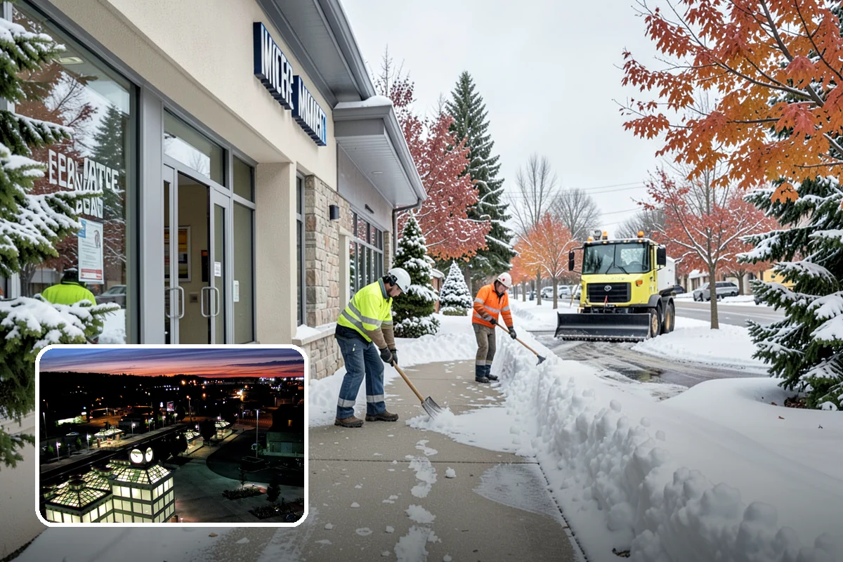 Property Management Sidewalk Clearing in Auburn, King County, WA - Consistent sidewalk standards across your entire portfolio