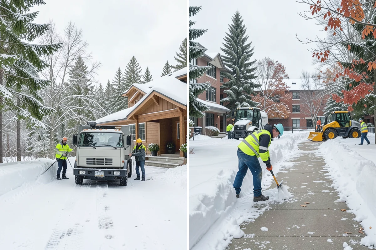 Property Management Sidewalk Clearing in Auburn, King County, WA - Inventory the walkways at each managed property