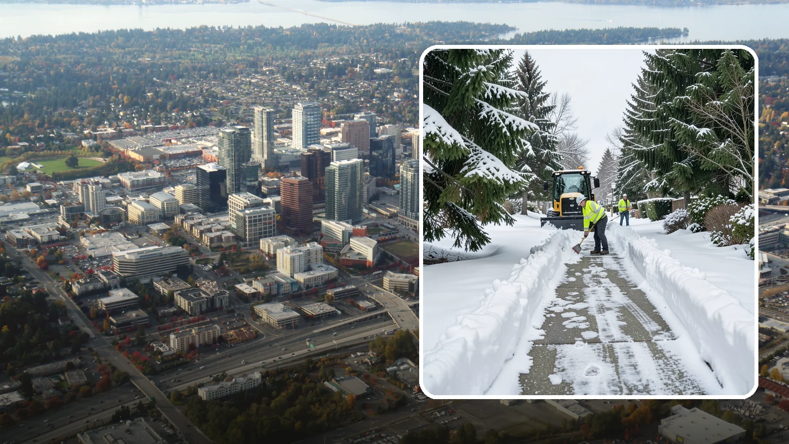 Property Management Sidewalk Clearing in Bellevue, King County, WA - Portfolio-wide sidewalk clearing for Western Washington property managers, delivering consistent walk service and documentation...