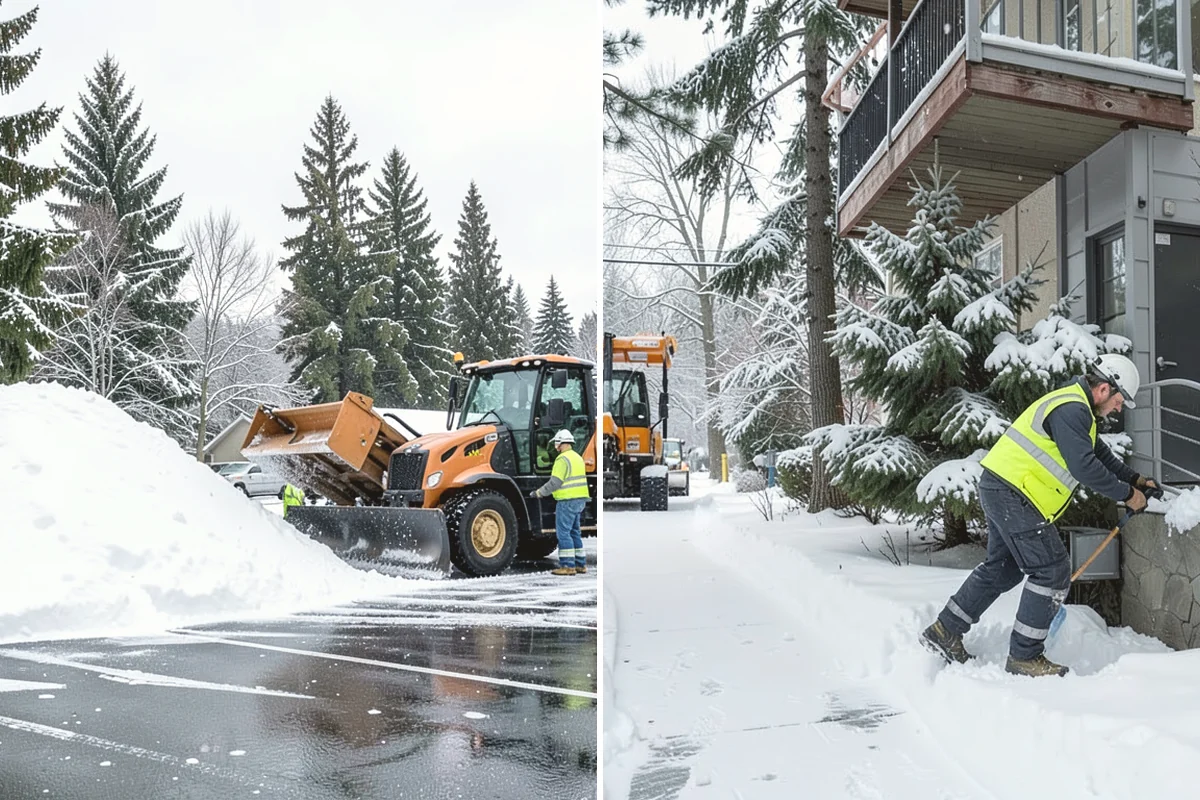 Property Management Sidewalk Clearing in Black Diamond, King County, WA - Inventory the walkways at each managed property