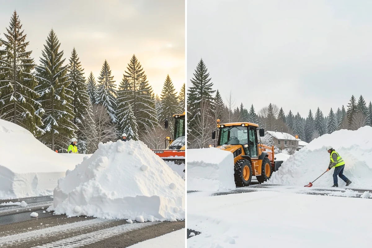 Property Management Sidewalk Clearing in Bothell, King County, WA - Inventory the walkways at each managed property