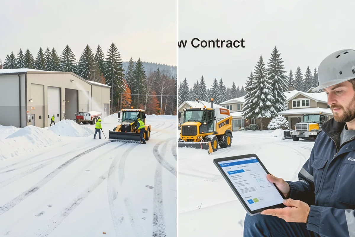 Property Management Sidewalk Clearing in Brier, Snohomish County, WA - Inventory the walkways at each managed property