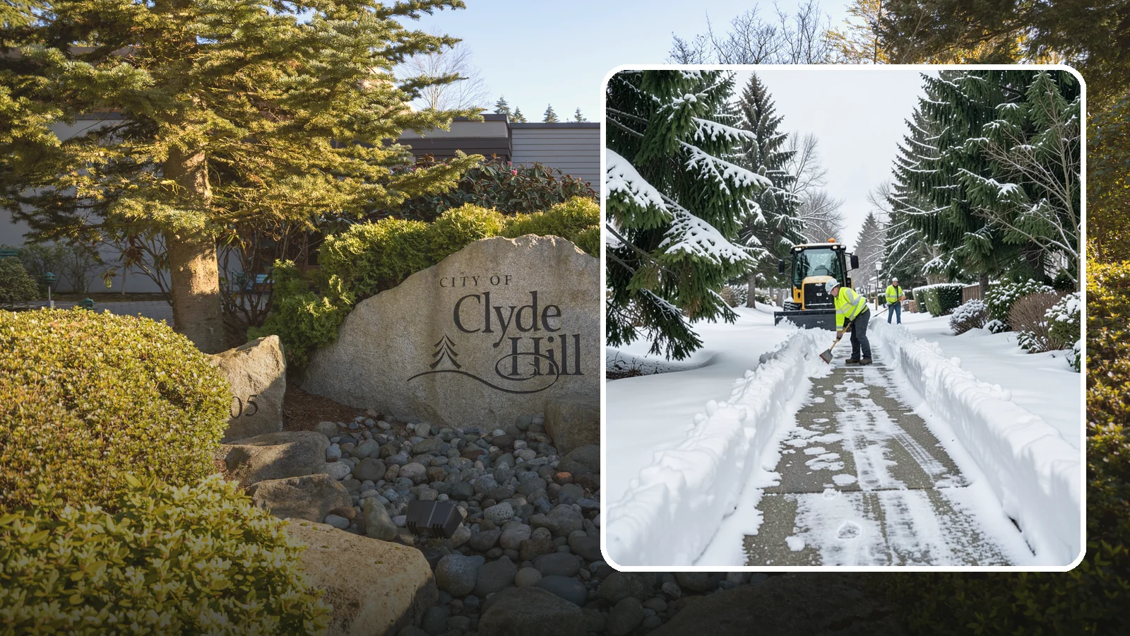 Property Management Sidewalk Clearing in Clyde Hill, King County, WA - Portfolio-wide sidewalk clearing for Western Washington property managers, delivering consistent walk service and documentation...