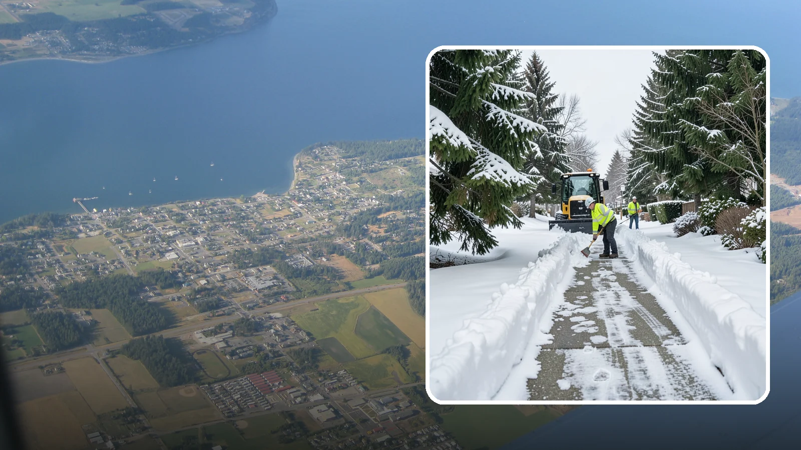 Property Management Sidewalk Clearing in Coupeville, Island County, WA - Portfolio-wide sidewalk clearing for Western Washington property managers, delivering consistent walk service and documentation...