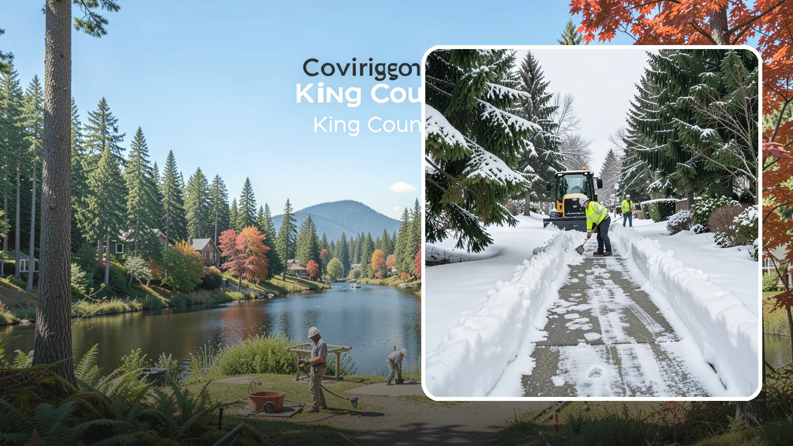 Property Management Sidewalk Clearing in Covington, King County, WA - Portfolio-wide sidewalk clearing for Western Washington property managers, delivering consistent walk service and documentation...