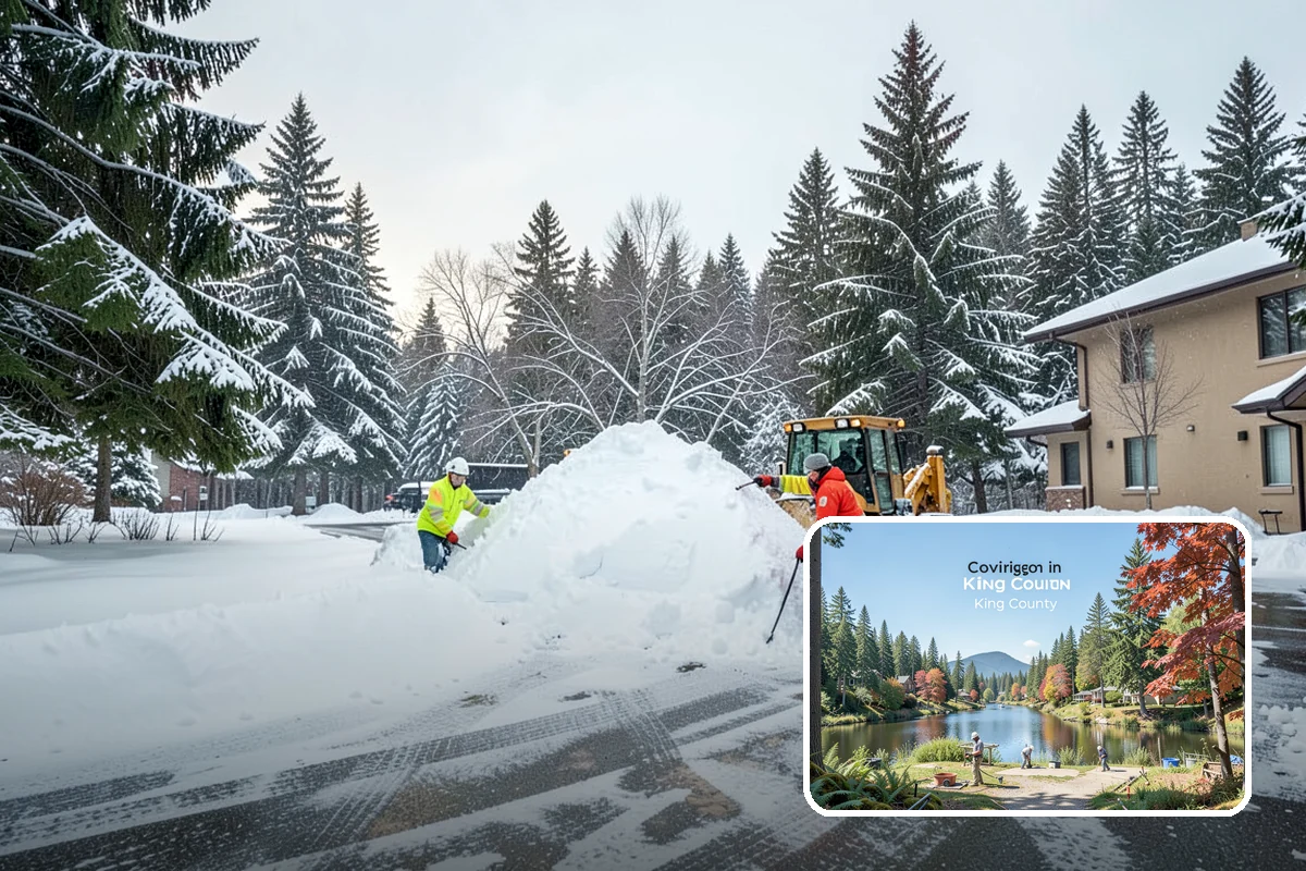 Property Management Sidewalk Clearing in Covington, King County, WA - Consistent sidewalk standards across your entire portfolio