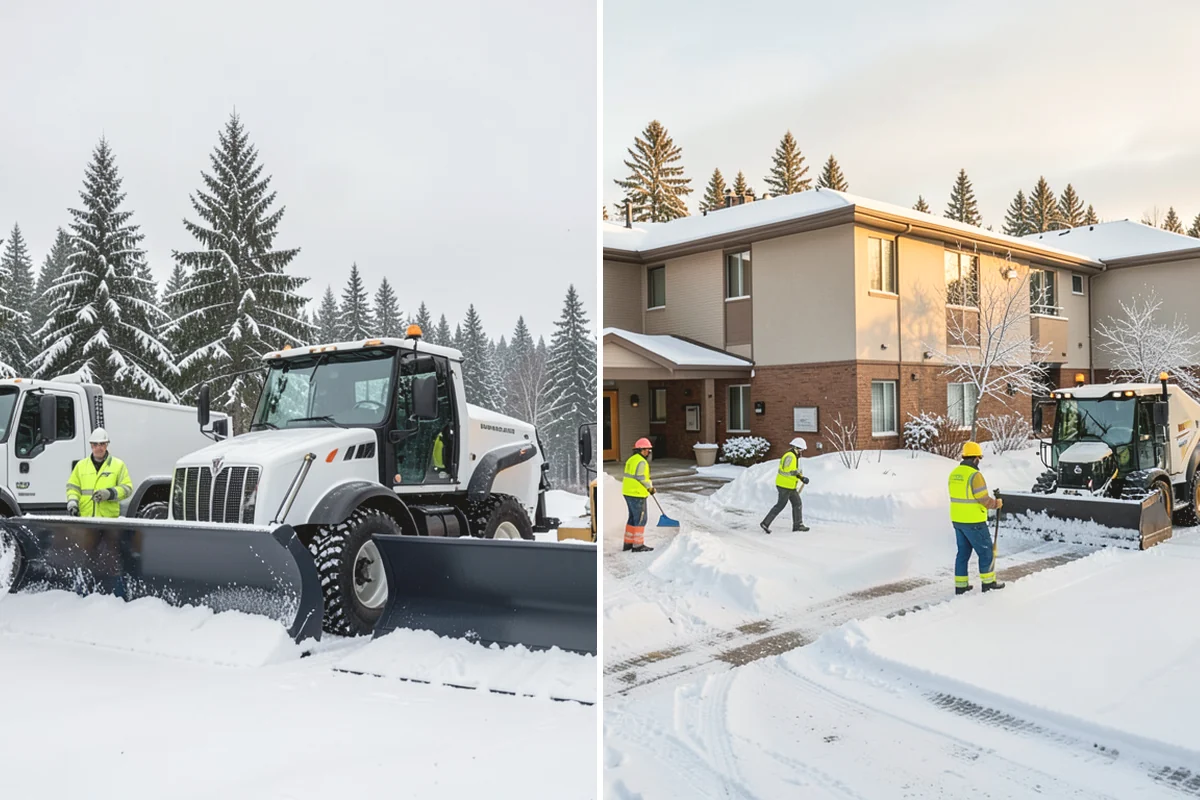 Property Management Sidewalk Clearing in Covington, King County, WA - Inventory the walkways at each managed property