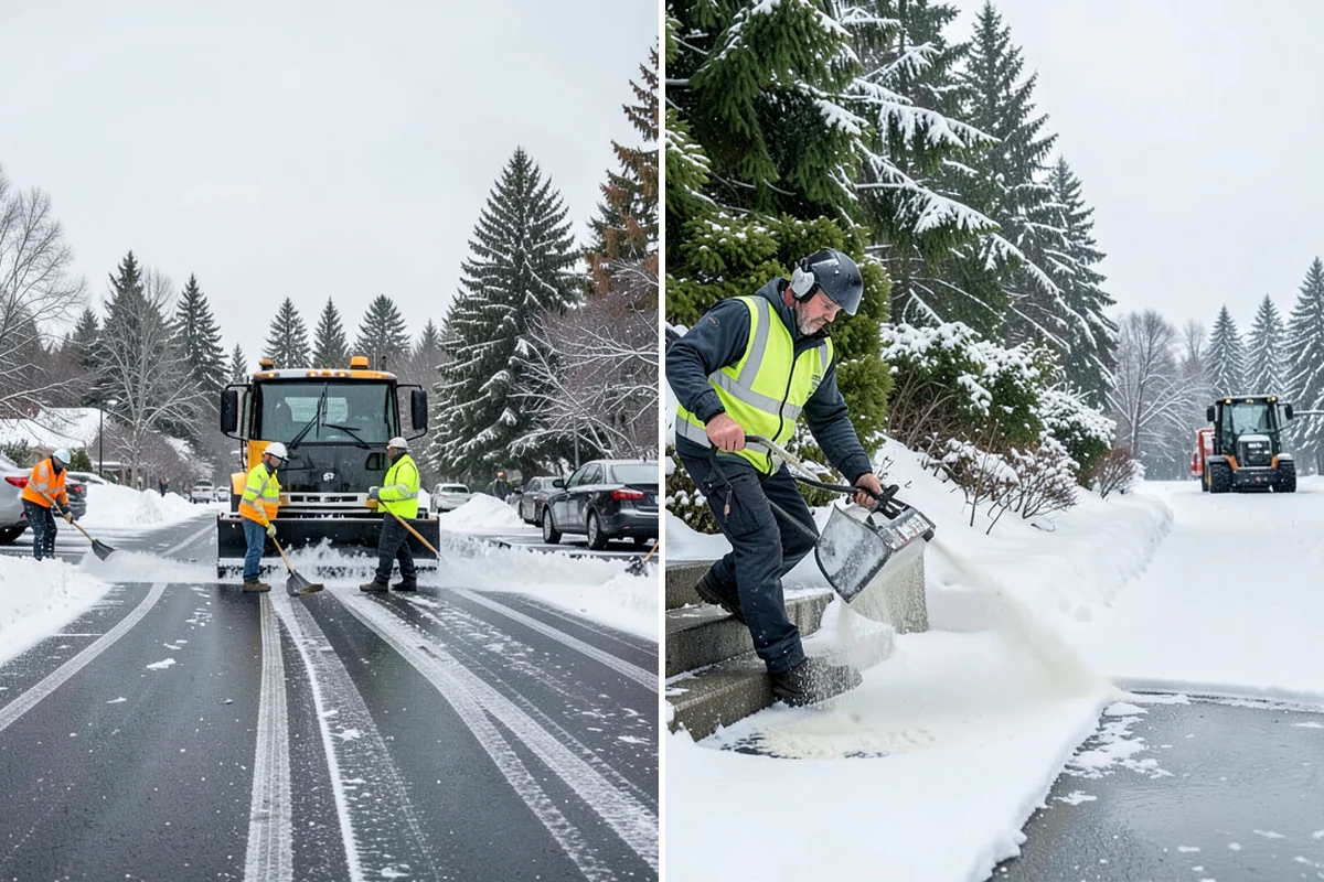 Property Management Sidewalk Clearing in DuPont, Pierce County, WA - Inventory the walkways at each managed property