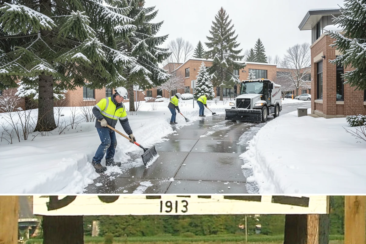 Property Management Sidewalk Clearing in Duvall, King County, WA - Property management demand spans late November through February, when portfolio-wide freeze-thaw keeps every managed walk in play.