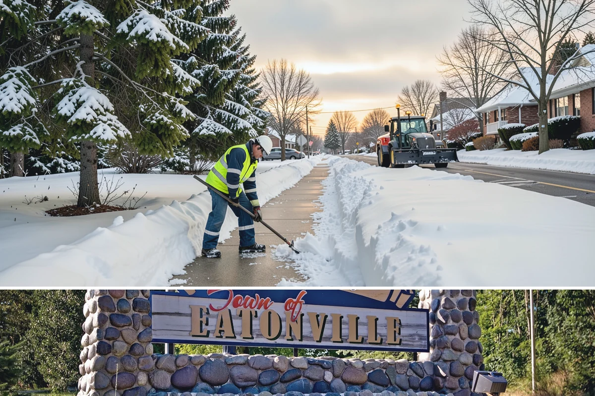 Property Management Sidewalk Clearing in Eatonville, Pierce County, WA - Property management demand spans late November through February, when portfolio-wide freeze-thaw keeps every managed walk in play.