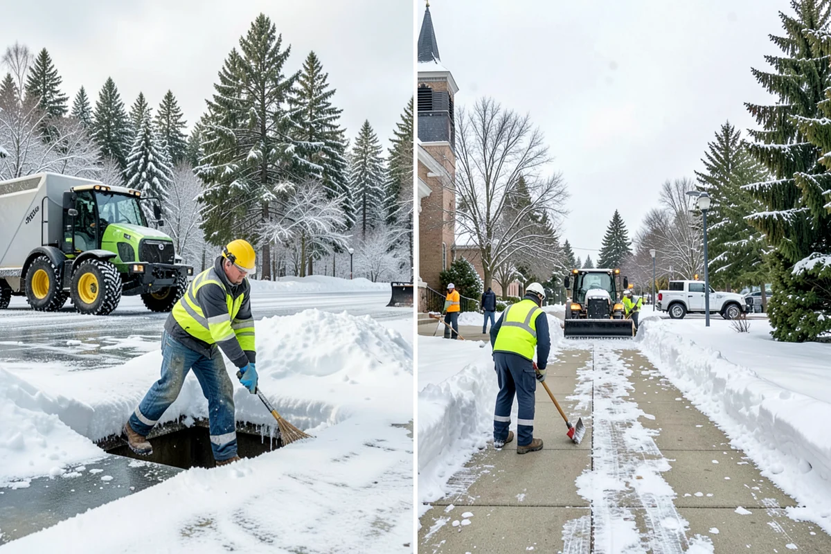 Property Management Sidewalk Clearing in Enumclaw, King County, WA - Inventory the walkways at each managed property