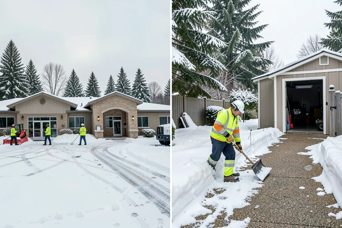 Property Management Sidewalk Clearing in Everett, Snohomish County, WA - Inventory the walkways at each managed property