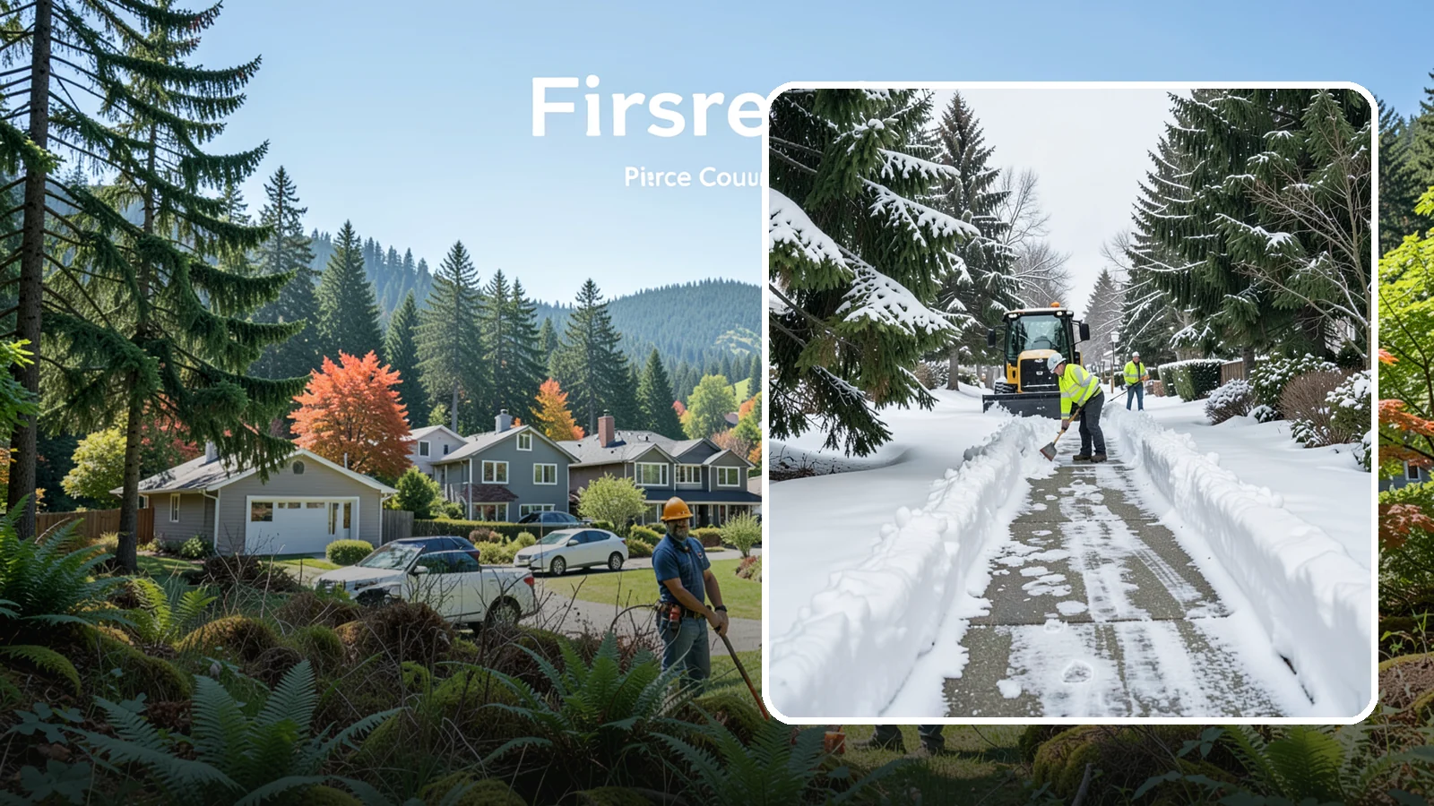 Property Management Sidewalk Clearing in Fircrest, Pierce County, WA - Portfolio-wide sidewalk clearing for Western Washington property managers, delivering consistent walk service and documentation...