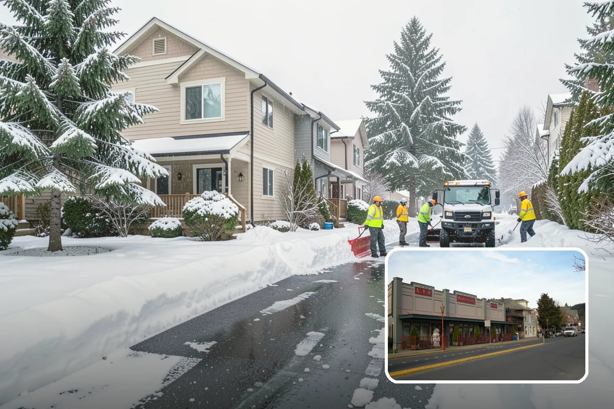 Property Management Sidewalk Clearing in Issaquah, King County, WA - Consistent sidewalk standards across your entire portfolio