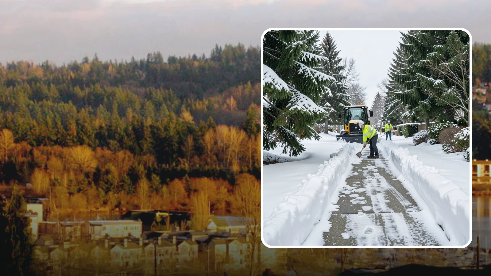 Property Management Sidewalk Clearing in Kenmore, King County, WA - Portfolio-wide sidewalk clearing for Western Washington property managers, delivering consistent walk service and documentation...