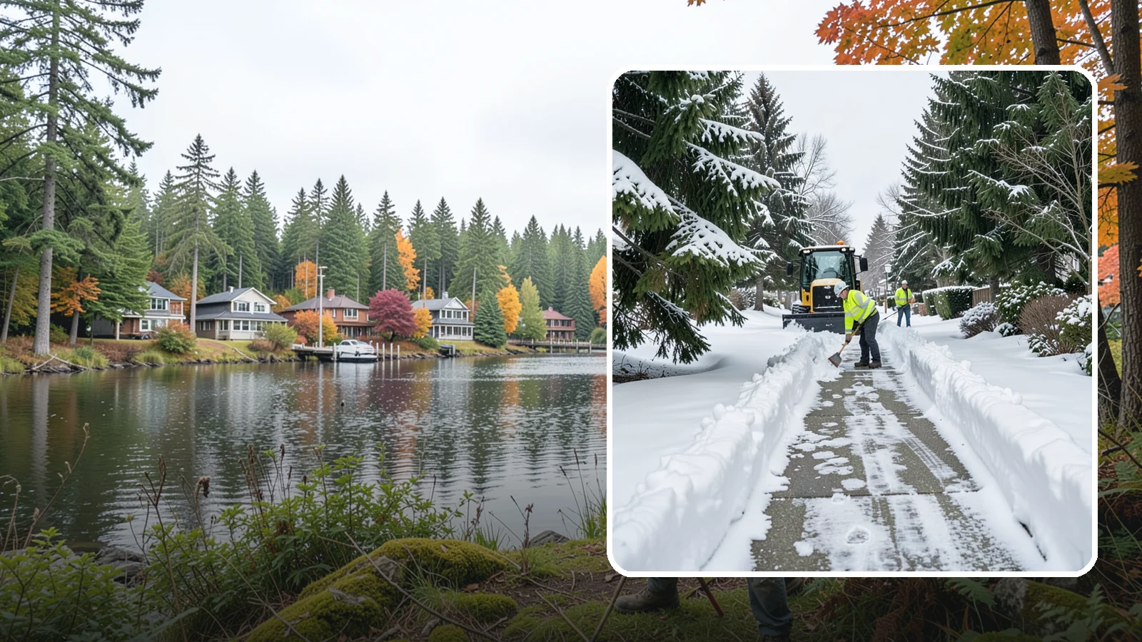 Property Management Sidewalk Clearing in La Conner, Skagit County, WA - Portfolio-wide sidewalk clearing for Western Washington property managers, delivering consistent walk service and documentation...