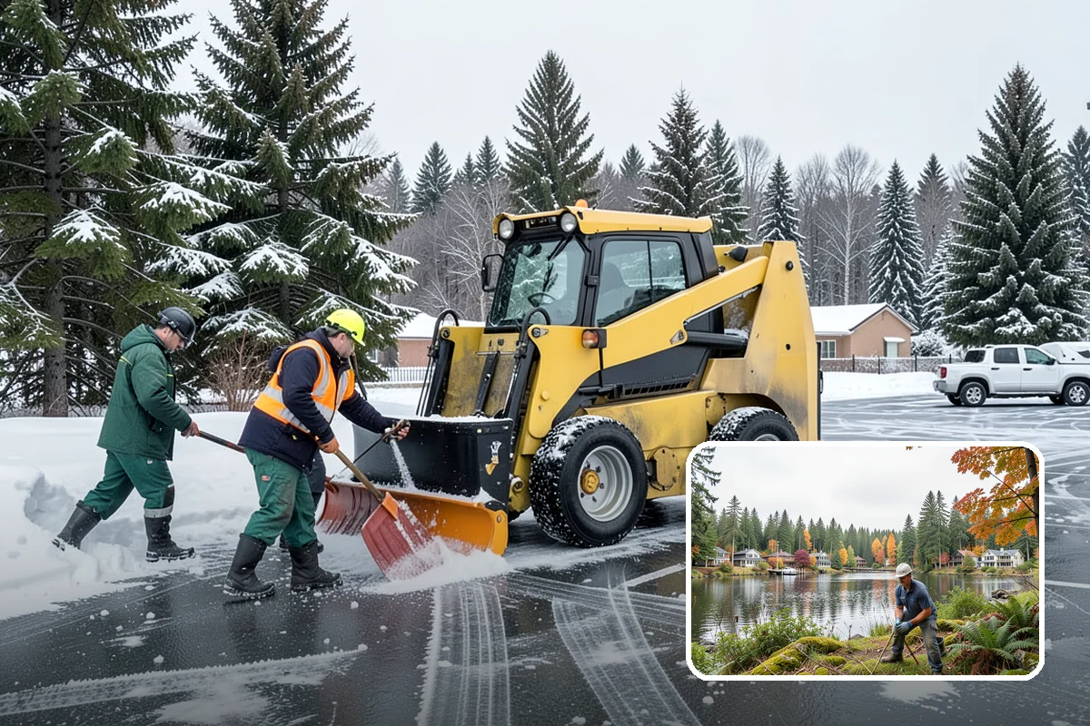 Property Management Sidewalk Clearing in La Conner, Skagit County, WA - Consistent sidewalk standards across your entire portfolio