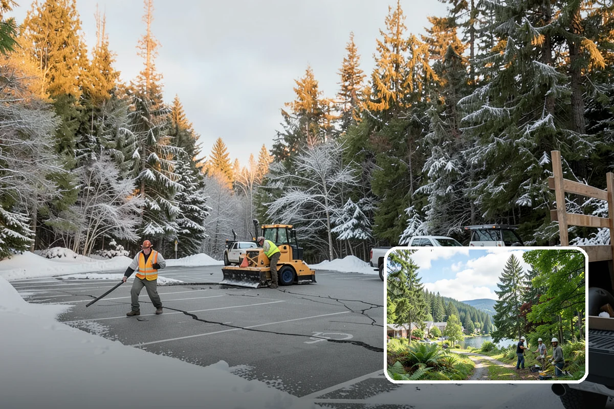 Property Management Sidewalk Clearing in Lake Forest Park, King County, WA - Consistent sidewalk standards across your entire portfolio