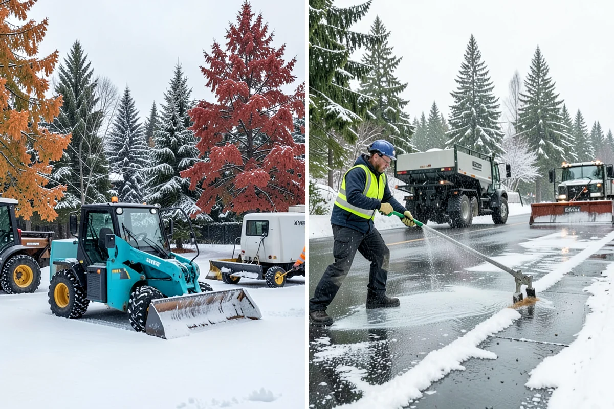 Property Management Sidewalk Clearing in Lake Forest Park, King County, WA - Inventory the walkways at each managed property