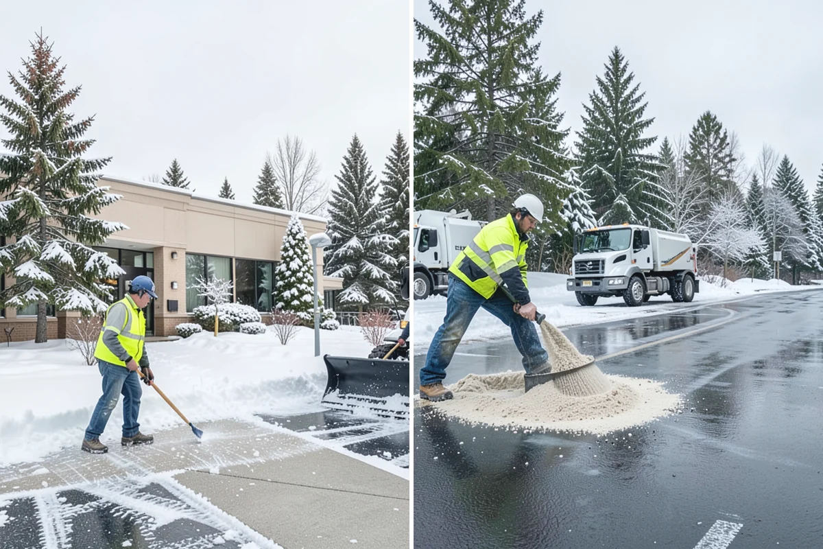Property Management Sidewalk Clearing in Marysville, Snohomish County, WA - Inventory the walkways at each managed property