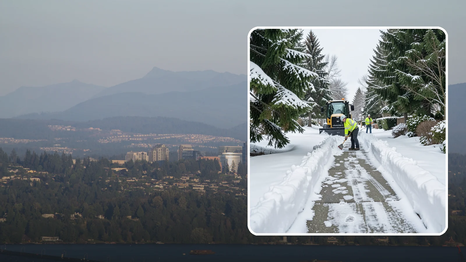 Property Management Sidewalk Clearing in Medina, King County, WA - Portfolio-wide sidewalk clearing for Western Washington property managers, delivering consistent walk service and documentation...