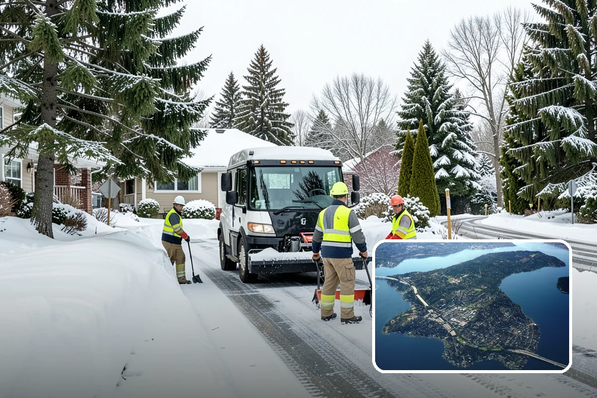 Property Management Sidewalk Clearing in Mercer Island, King County, WA - Consistent sidewalk standards across your entire portfolio