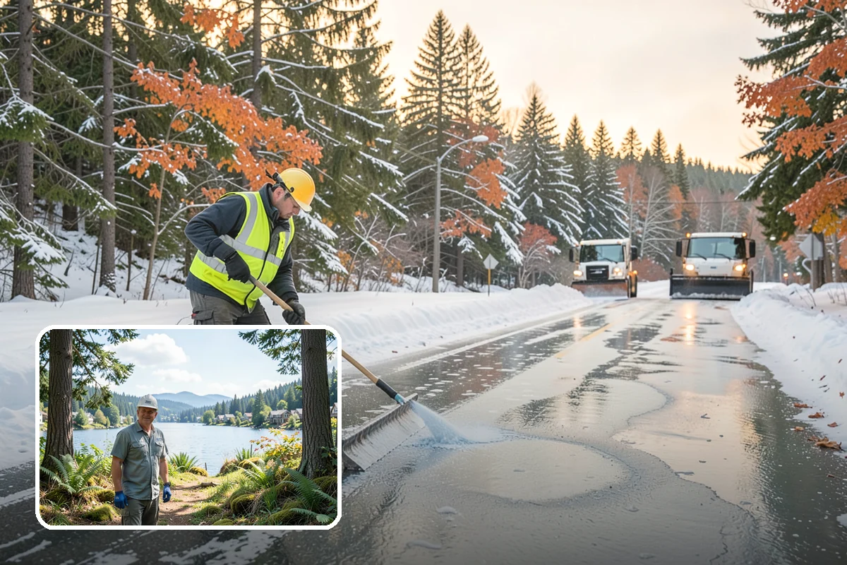 Property Management Sidewalk Clearing in Milton, King County, WA - Consistent sidewalk standards across your entire portfolio