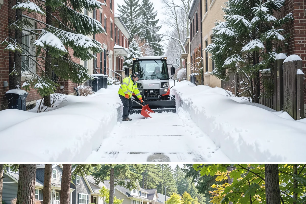 Property Management Sidewalk Clearing in Normandy Park, King County, WA - Property management demand spans late November through February, when portfolio-wide freeze-thaw keeps every managed walk in play.