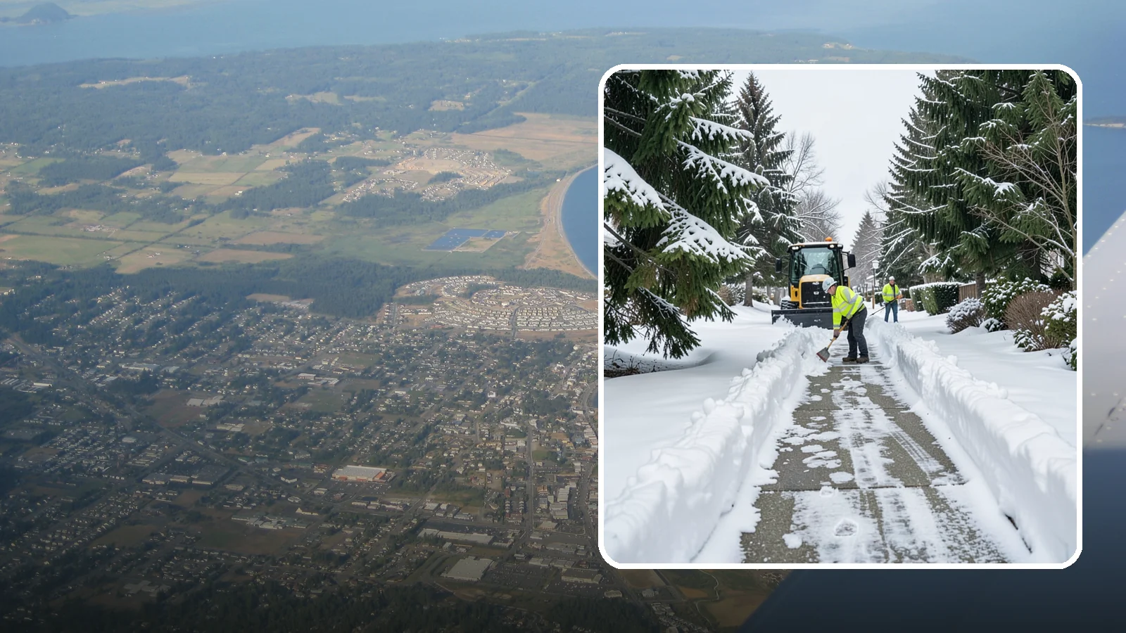 Property Management Sidewalk Clearing in Oak Harbor, Island County, WA - Portfolio-wide sidewalk clearing for Western Washington property managers, delivering consistent walk service and documentation...