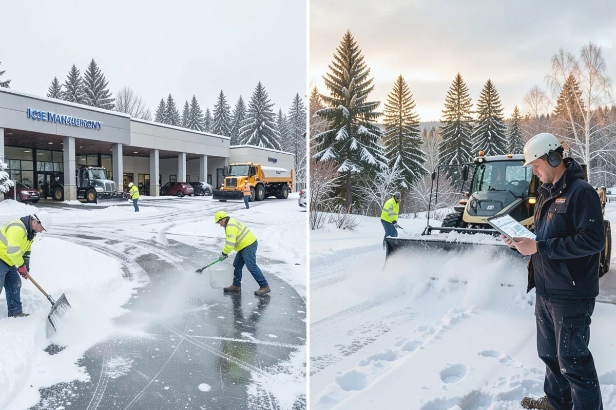 Property Management Sidewalk Clearing in Renton, King County, WA - Inventory the walkways at each managed property