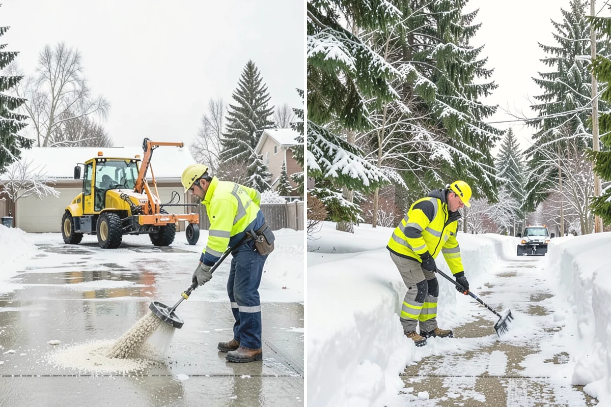 Property Management Sidewalk Clearing in Ruston, Pierce County, WA - Inventory the walkways at each managed property