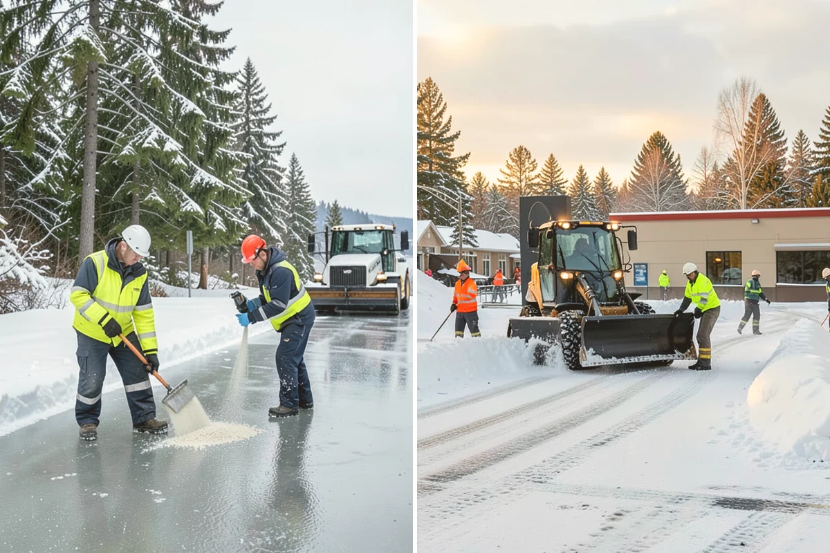 Property Management Sidewalk Clearing in Sammamish, King County, WA - Inventory the walkways at each managed property