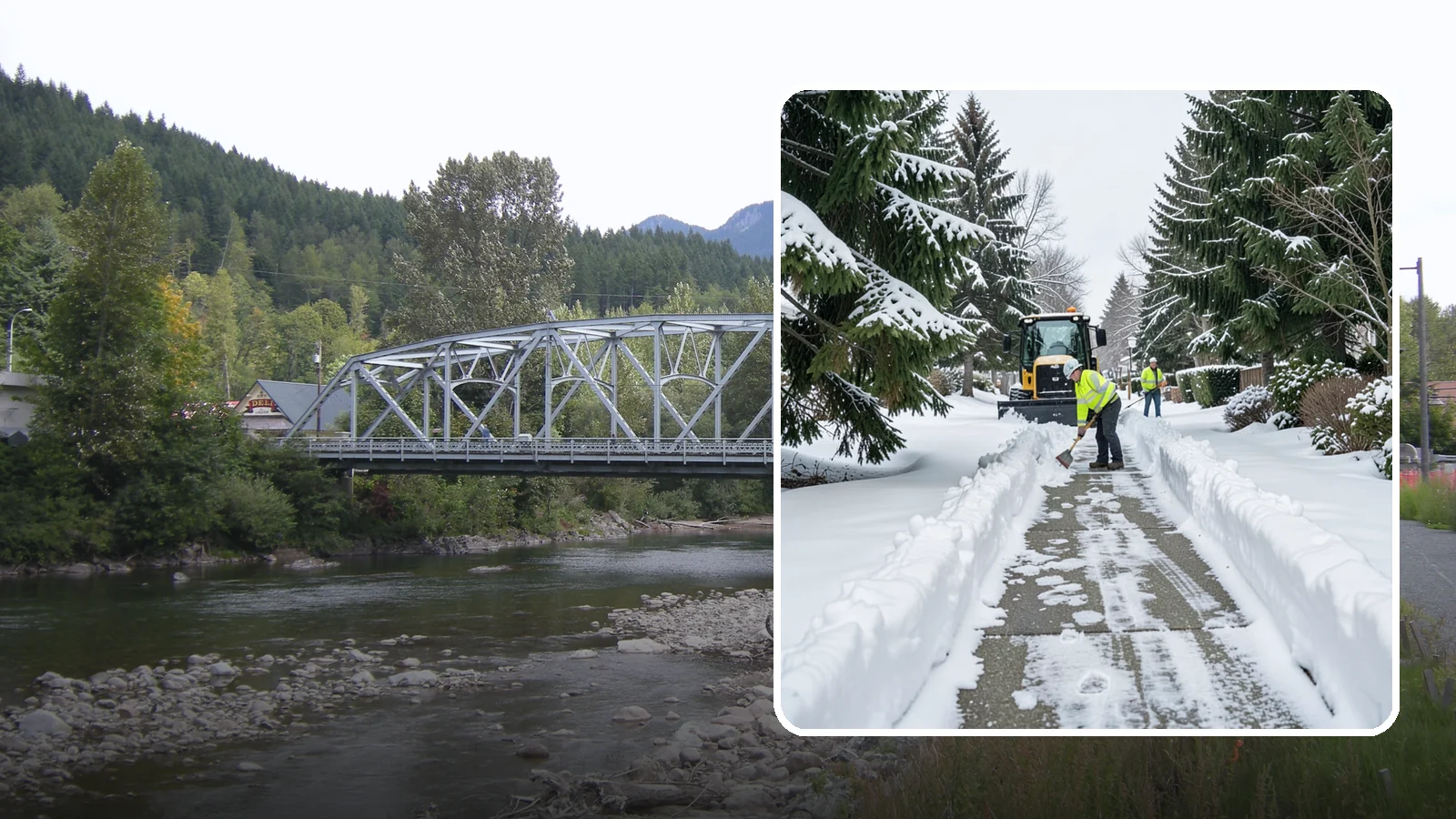 Property Management Sidewalk Clearing in Skykomish, King County, WA - Portfolio-wide sidewalk clearing for Western Washington property managers, delivering consistent walk service and documentation...