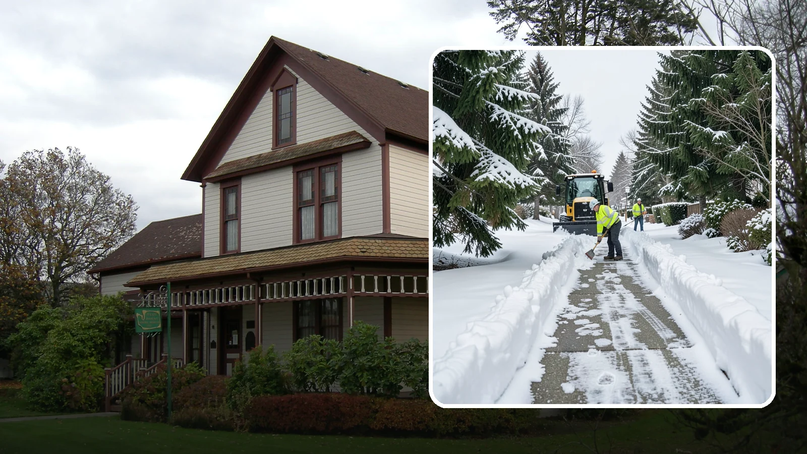 Property Management Sidewalk Clearing in Sumner, Pierce County, WA - Portfolio-wide sidewalk clearing for Western Washington property managers, delivering consistent walk service and documentation...
