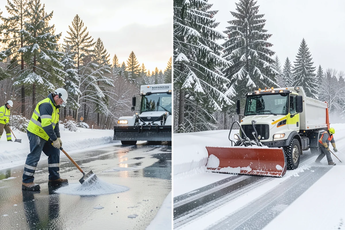 Property Management Sidewalk Clearing in Sumner, Pierce County, WA - Inventory the walkways at each managed property