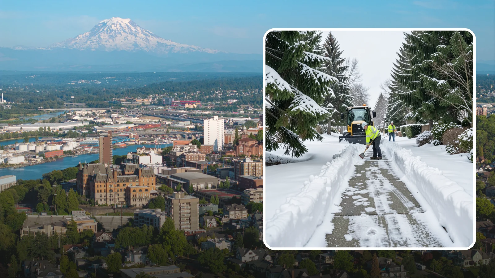 Property Management Sidewalk Clearing in Tacoma, Pierce County, WA - Portfolio-wide sidewalk clearing for Western Washington property managers, delivering consistent walk service and documentation...