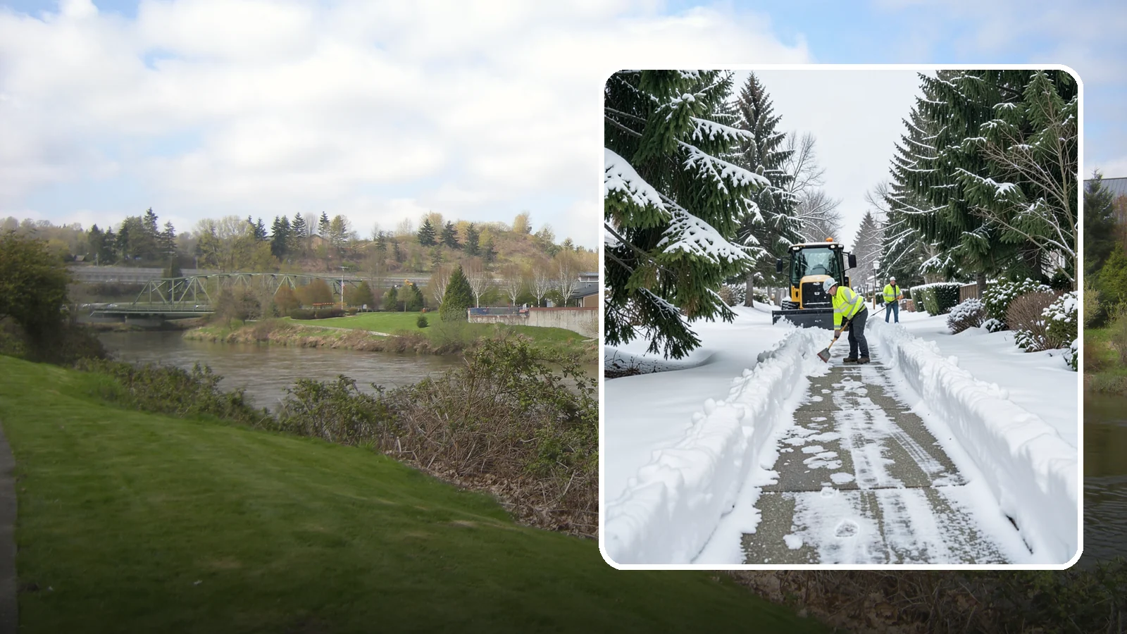 Property Management Sidewalk Clearing in Tukwila, King County, WA - Portfolio-wide sidewalk clearing for Western Washington property managers, delivering consistent walk service and documentation...