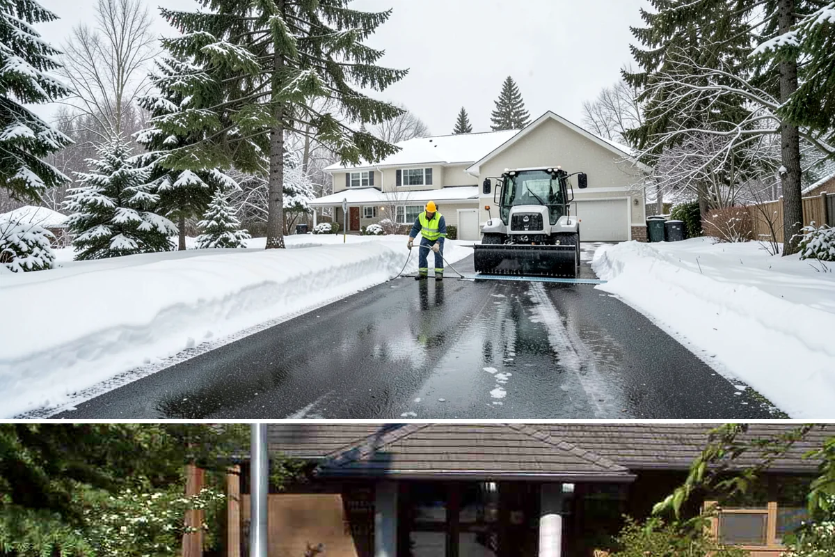 Property Management Sidewalk Clearing in Yarrow Point, King County, WA - Property management demand spans late November through February, when portfolio-wide freeze-thaw keeps every managed walk in play.