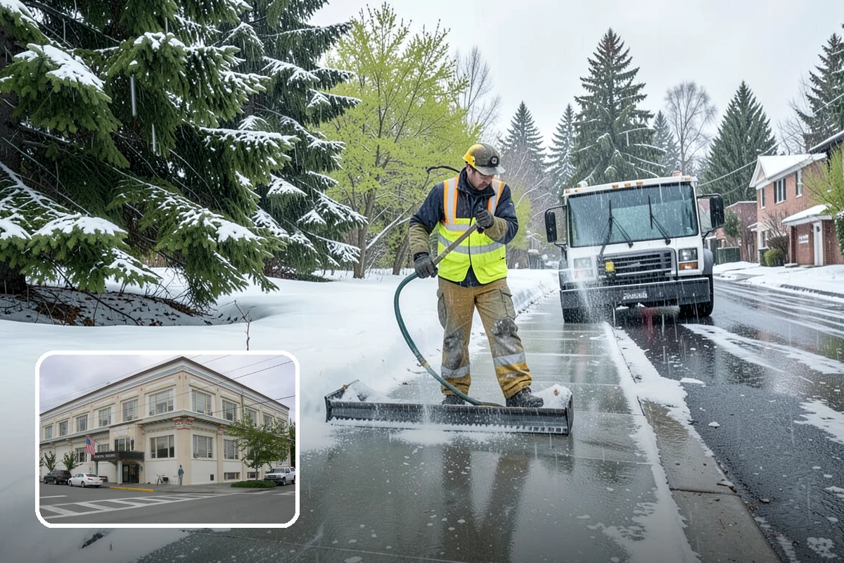 Property Management Snow Plowing in Anacortes, Skagit County, WA - Entire portfolio served under one contract and contact