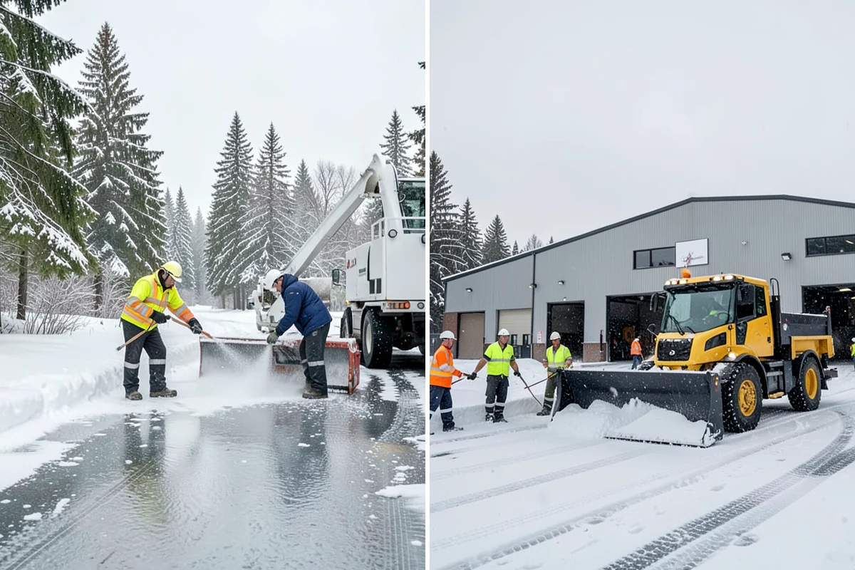 Property Management Snow Plowing in Arlington, Snohomish County, WA - Inventory every property and set per-site priorities and standards