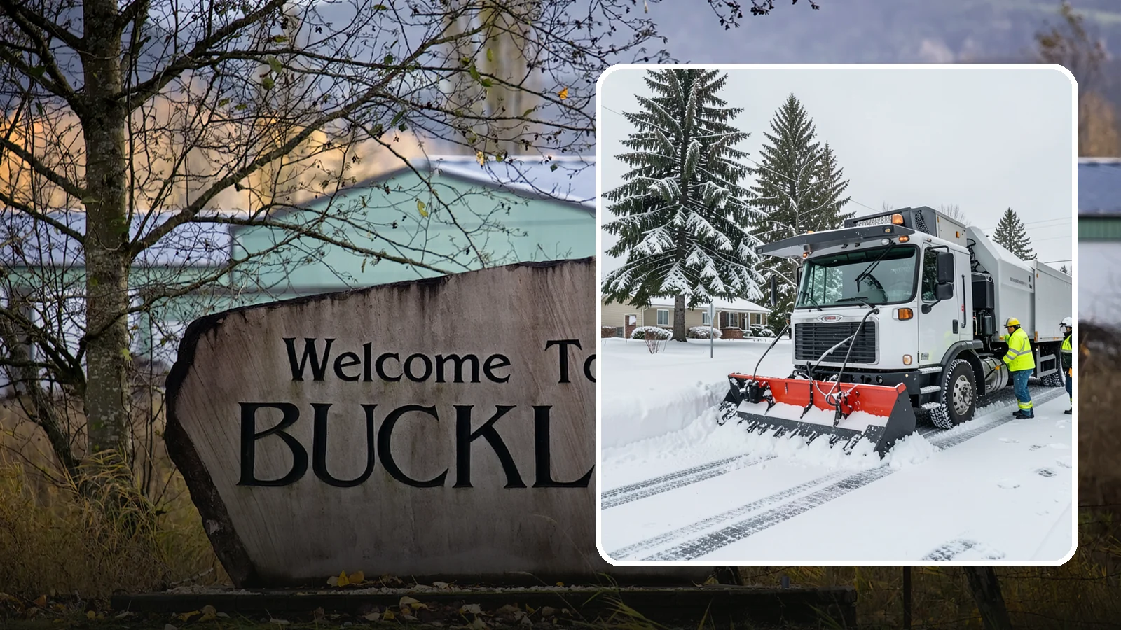 Property Management Snow Plowing in Buckley, Pierce County, WA - We plow entire property management portfolios under one contract so every site you oversee is cleared and documented consistently.