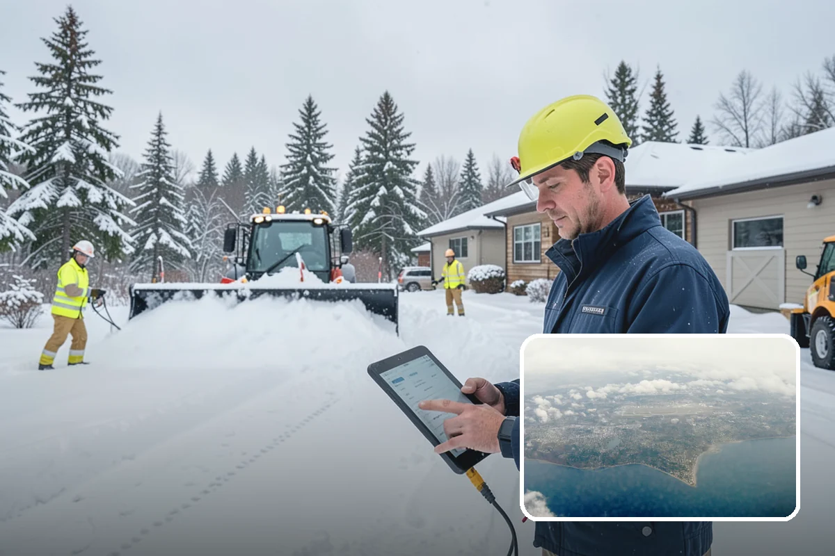 Property Management Snow Plowing in Burien, King County, WA - Entire portfolio served under one contract and contact
