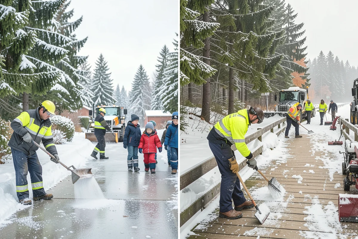 Property Management Snow Plowing in Burien, King County, WA - Inventory every property and set per-site priorities and standards