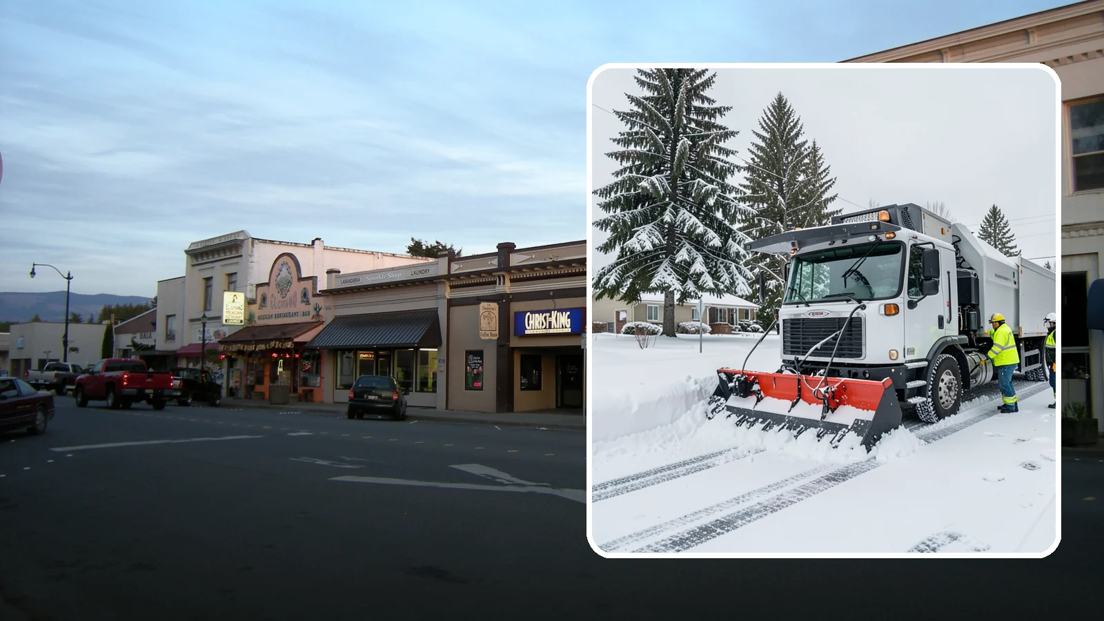 Property Management Snow Plowing in Burlington, Skagit County, WA - We plow entire property management portfolios under one contract so every site you oversee is cleared and documented consistently.