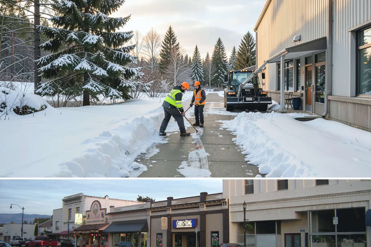 Property Management Snow Plowing in Burlington, Skagit County, WA - Consolidate your portfolio under one contract before winter so every site is covered from the first storm.
