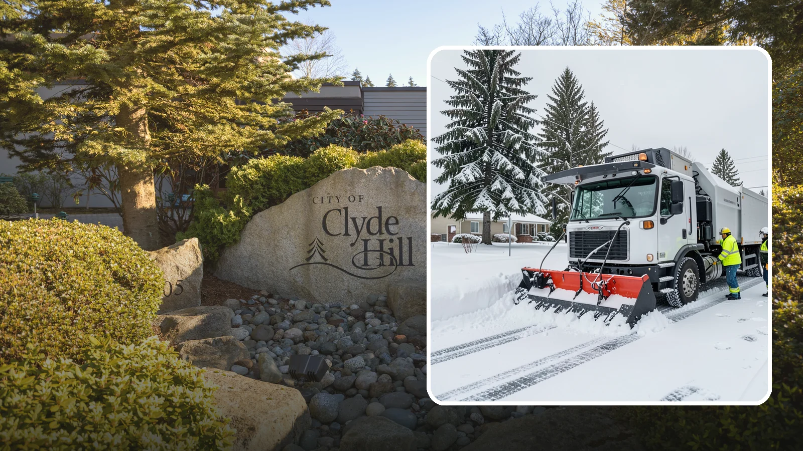 Property Management Snow Plowing in Clyde Hill, King County, WA - We plow entire property management portfolios under one contract so every site you oversee is cleared and documented consistently.