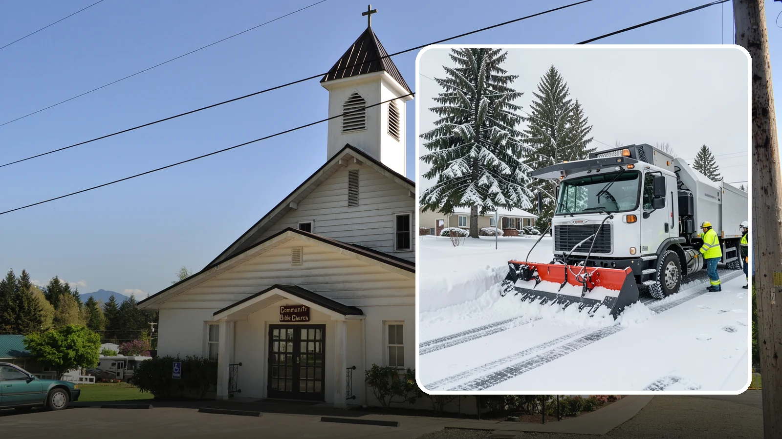 Property Management Snow Plowing in Concrete, Skagit County, WA - We plow entire property management portfolios under one contract so every site you oversee is cleared and documented consistently.