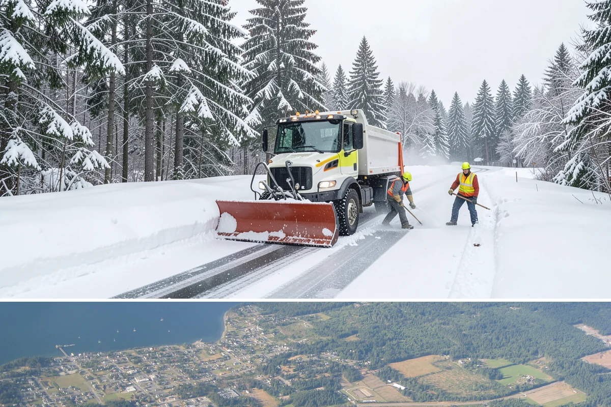 Property Management Snow Plowing in Coupeville, Island County, WA - Consolidate your portfolio under one contract before winter so every site is covered from the first storm.