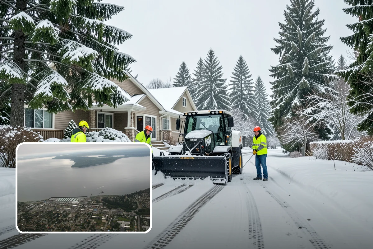 Property Management Snow Plowing in Des Moines, King County, WA - Entire portfolio served under one contract and contact