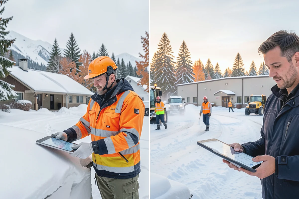 Property Management Snow Plowing in Des Moines, King County, WA - Inventory every property and set per-site priorities and standards